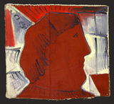 © Kourosh Bahar | man in red oxide, 2007, oil+acrylic on canvas