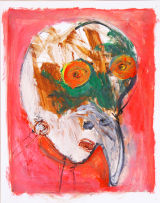 ©  Kourosh Bahar | seer, 2007, acrylic/paper, 14x11"