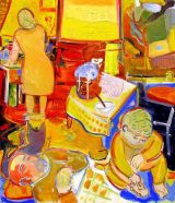 ©  Kourosh Bahar | october, 2008, oil on rabbit-skin-glue-sized canvas, 42x36"