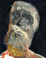 ©  Kourosh Bahar | supplicant, 2010, acrylic/postcard, 6.5 x 5"