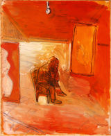 ©  Kourosh Bahar | imagist, 2010, acrylic, oil /paper, 11x8.75"