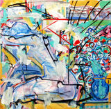 © Kourosh Bahar | daenerys, 2013-2014, oil/canvas, 20x20" by 5/8" thickness