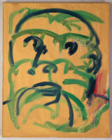 © Kourosh Bahar | Auto-portrait vi, 2016, oil/canvas, 10x8"