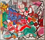 © Kourosh Bahar  |  Subterranean, 2017, Oil/Wood, 13x15"