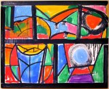 © Kourosh Bahar |  Composition #3, 2018, Oil/Canvas, 16x20"