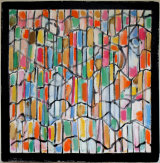 © Kourosh Bahar | Composition #6, 2018, Oil/Canvas, 18x18"