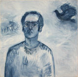 © Kourosh Bahar | selfpt, 1999, oil/canvas, 30x30