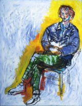 ©  Kourosh Bahar | sasan, 2000, oil/canvas, 48x36"