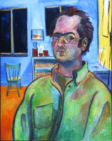 © Kourosh Bahar | selfpt at #8, 2000, oil/canvas, 30x24"