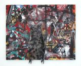 ©  Kourosh Bahar | Nightvision, 2003, oil+cheesecloth / canvas, 17.25x20"