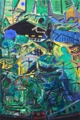 © Kourosh Bahar | talisman, 2004, oil/canvas, 36x24"