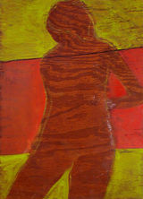 © Kourosh Bahar | brown nude, 2007, oil/wood, 21x25