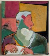 © Kourosh Bahar | st jerome, 2008-2011, oil/wood, 10.25 x 9"