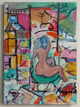 © Kourosh Bahar | artist & model, 2011-2015, oil/panel, 14x10" by 1/4" thickness