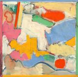 © Kourosh Bahar | nude & the landscape #1, 2015, oil/canvas, 12x12x0.75"