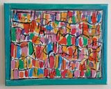 © Kourosh Bahar |  Composition #5, 2018, Oil/Canvas, 8x10"