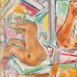 KBahar2019-2021 - Artist & Model - 20x16x0.75 - OilPenclCan - 1 LB =IMG 1041~PvExyTmCt~Cp2=DET2