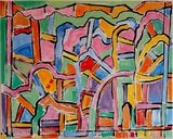 © Kourosh Bahar | destinations, 2022, oil/canvas, 16x20"