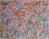 © Kourosh Bahar | the construct, 2022, oil/canvas, 16x20"