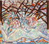 © Kourosh Bahar | Eve/Reader, 2017-2018/2022, Oil/Wood, 13.25x14.75"