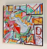 KBahar2023-2012 - muse ii @ANGLE- oil wood - 11x12h x h - 1.3 LB = IMG 1655~Pv~Exy~Cp @5700K= © 2023 Kourosh Bahar