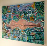 KBahar2023~2003 - Night @ANGLE - 30x40x0.75 - OilCan - 3.5 LB =IMG 1669~RtPv~Exy~SatCy