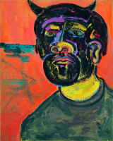 © Kourosh Bahar | minotaur, 2002, oil/canvas, 20x16"