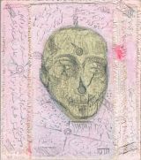 ©  Kourosh Bahar | Codex#1, 2002, acrylic+graphite / canvas mounted on wood, 8.5 x 7.5"