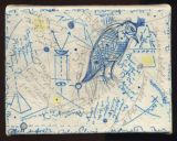 ©  Kourosh Bahar | Codex #2, 2002, ink+pencil / canvas mounted on wood,  5.5 x 7"