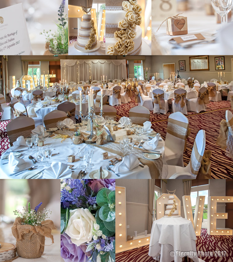 Wedding table settings and details _ Bagden Hall Hotel