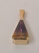 Ametrine Triangle Pendant