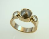 Black-Grey Diamond Ring