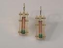 Earrings with Watermelon Tourmaline