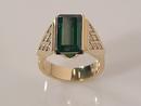 Tourmaline Ring with Diamonds