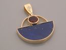 Lapis & Garnet Pendant