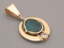 Opal & Diamond Pendant