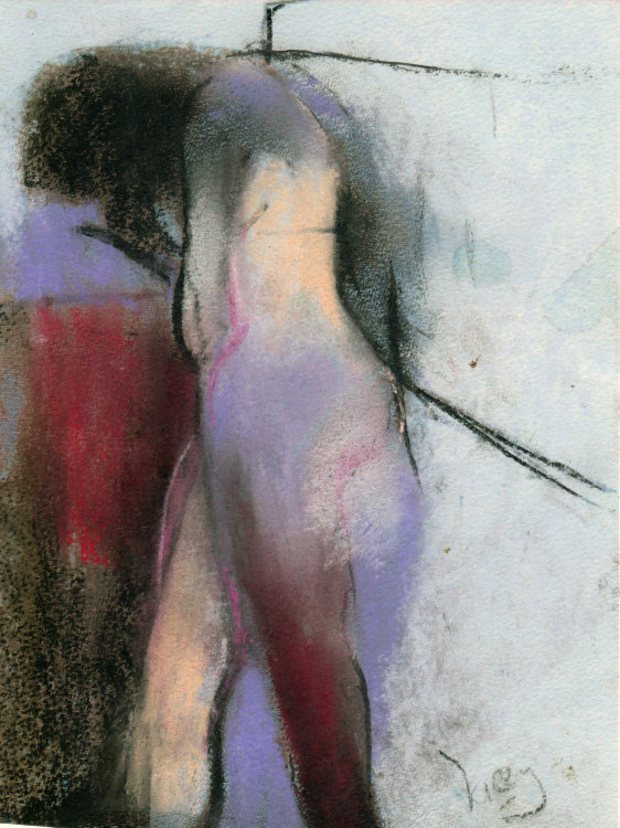 Pastel figure