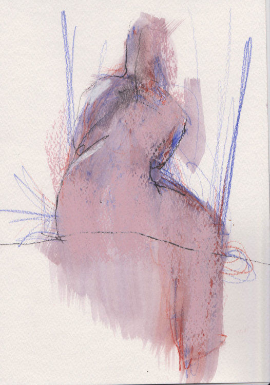 Pastel figure