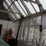 After taking down the false ceiling in the studio, i am thrilled to now have the best north light in Hastings, created by Mr Bradshaw over a hundred years earlier