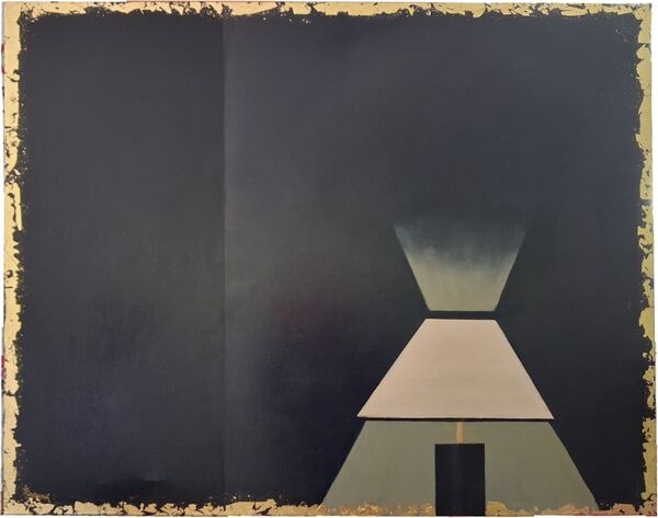 Lamplight - large painting