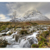 Glen Etive Waterfall