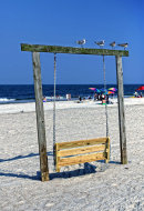Beach bench, Tybee Island