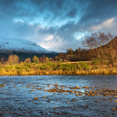 River Orchy in evening, Glen Orchy