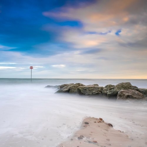 Mudeford Beach Winter