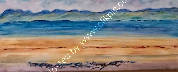 Towards Arran. Currently in Ibac exhibition at Bute library