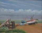 Aldeburgh Beach Boats 14” x 17”