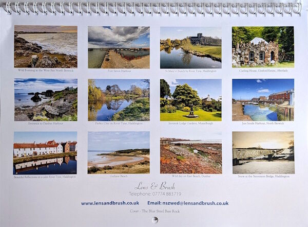 Back Page of Full Calendar 2026