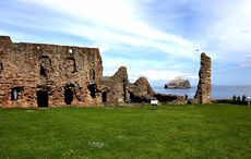 Bass Rock from Tantallon Castle