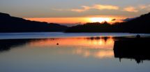 SUNSET ON LOCH MELFORT