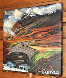 Mountain Bridge Highlands,Scotland